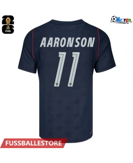 Günstige Vereinigte Staaten Brenden Aaronson #11 Auswärtstrikot WM 2026 Kurzarm